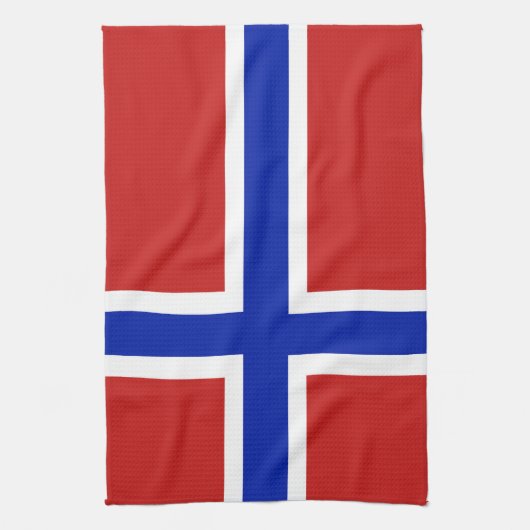 Flagge Norwegens skandinavische Handtuch (Vertikal)