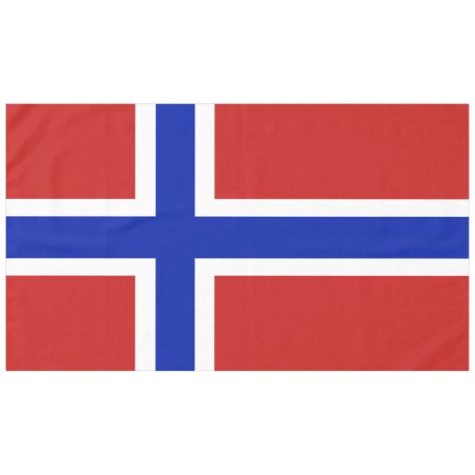 Flagge Norwegens skandinavische Tischdecke (Vorderseite (Horizontal))