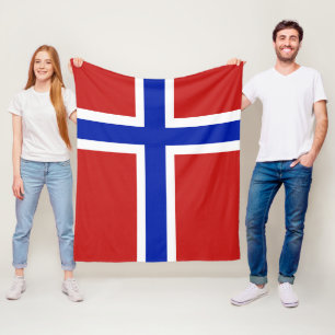 Flagge Norwegens skandinavisches Medium Fleecedecke