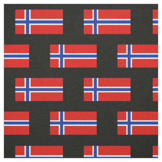 Flagge Norwegens Stoff (Muster)