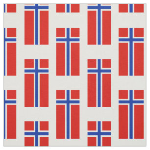 Flagge Norwegens Stoff