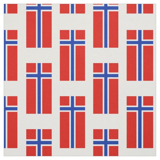 Flagge Norwegens Stoff (Muster)