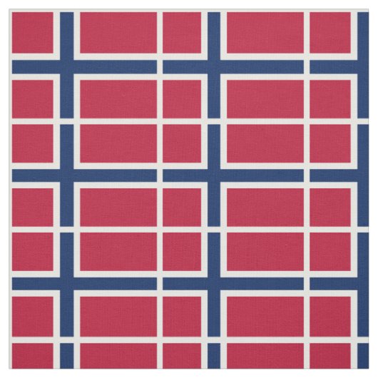 Flagge Norwegens Stoff (Muster)