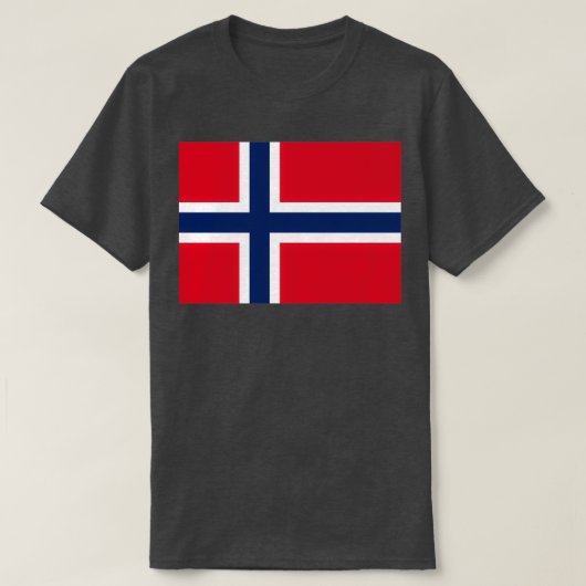 Flagge Norwegens T-Shirt (Design vorne)