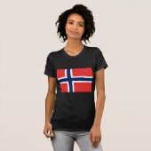 Flagge Norwegens T-Shirt (Vorne ganz)