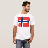 Flagge Norwegens T-Shirt (Vorne ganz)