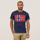Flagge Norwegens T-Shirt (Vorne ganz)