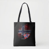 Flagge Norwegens Tasche (Vorderseite)