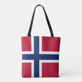 Flagge Norwegens Tasche (Rückseite)