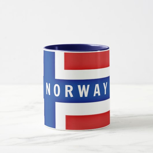 Flagge Norwegens Tasse (Zentrum)