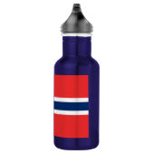 Flagge Norwegens Trinkflasche (Rechts)