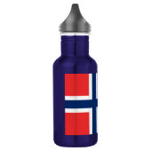 Flagge Norwegens Trinkflasche (Links)