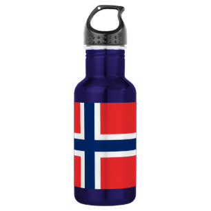 Flagge Norwegens Trinkflasche