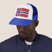 Flagge Norwegens Truckerkappe (Beispiel)