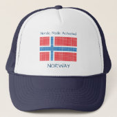 Flagge Norwegens Truckerkappe (Vorderseite)