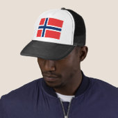 Flagge Norwegens Truckerkappe (Beispiel)