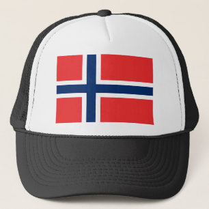 Flagge Norwegens Truckerkappe