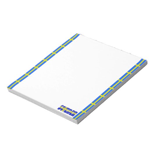 Flagge Notizblock (Rotiert)