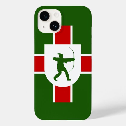 Flagge Nottinghamshire Case-Mate iPhone Hülle (Rückseite)