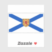 Flagge Nova Scotia Aufkleber (Blatt)