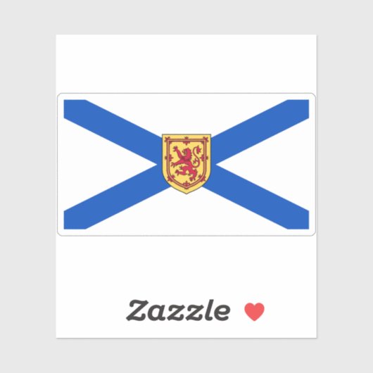 Flagge Nova Scotia Aufkleber (Blatt)