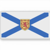 Flagge Nova Scotia Aufkleber (Vorderseite)