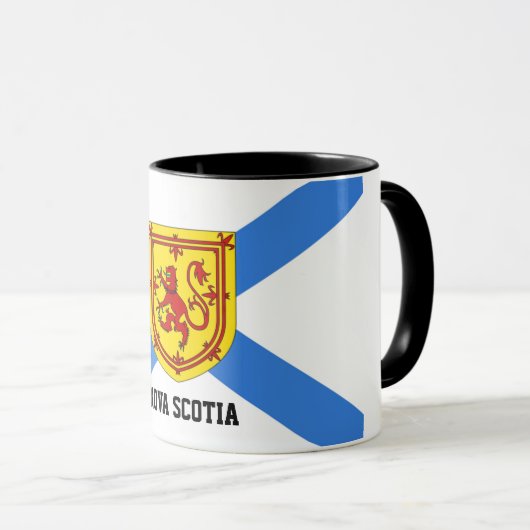 Flagge Nova Scotia Tasse (VorderseiteRechts)