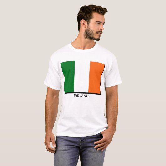 Flagge oder Irland-T - Shirt (Vorne ganz)