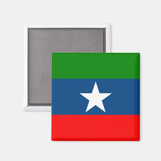 Flagge Ogaden Magnet (Vorderseite/Rückseite)