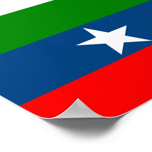 Flagge Ogaden Poster (Ecke)
