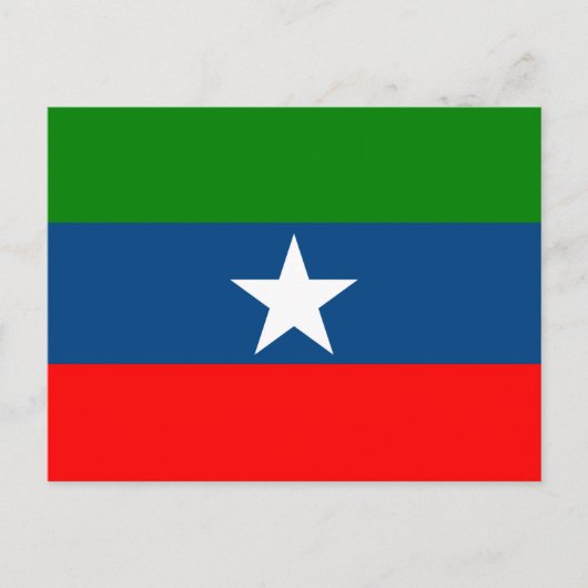 Flagge Ogaden Postkarte (Vorderseite)