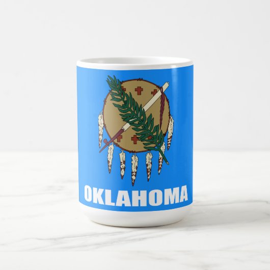 Flagge Oklahomas Kaffeetasse (Mittel)