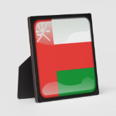Flagge Oman Fotoplatte (Vorderseite)
