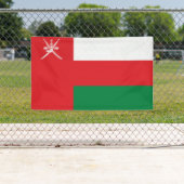 Flagge Omans Banner (Insitu)