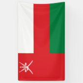 Flagge Omans Banner (Vertikal)