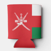 Flagge Omans Dosenkühler (Rückseite)
