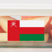 Flagge Omans Etiketten (Befestigt)