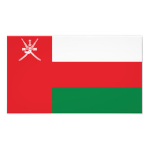 Flagge Omans Fotodruck