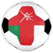 Flagge Omans Fußball (Gedreht)