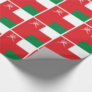 Flagge Omans Geschenkpapier
