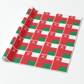 Flagge Omans Geschenkpapier (Ungerollt)