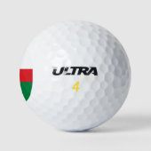 Flagge Omans Golfball (Logo)
