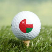 Flagge Omans Golfball (Insitu T-Shirt)