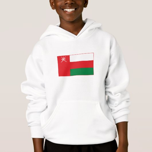 Flagge Omans Hoodie (Vorderseite)