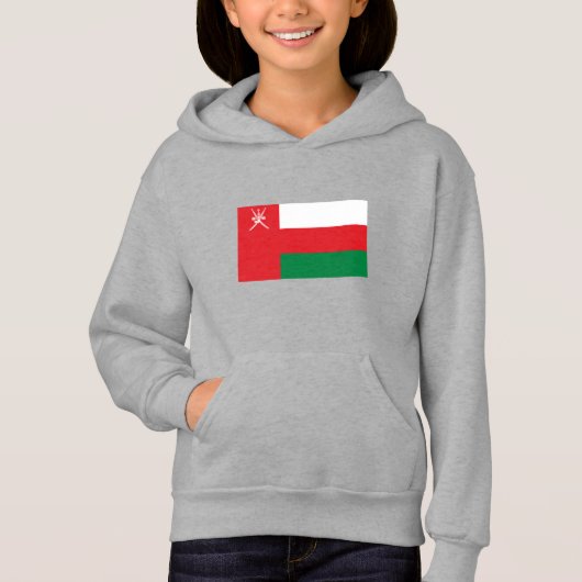 Flagge Omans Hoodie (Vorderseite)