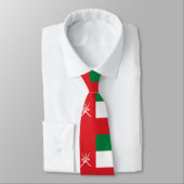 Flagge Omans Krawatte (Gebunden)