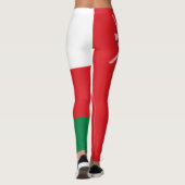 Flagge Omans Leggings (Rückseite)