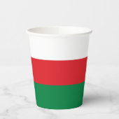 Flagge Omans Pappbecher (Links)