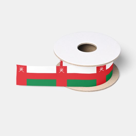 Flagge Omans Satinband (Spule)