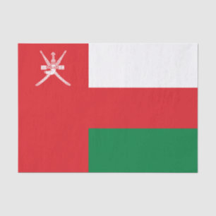 Flagge Omans Seidenpapier
